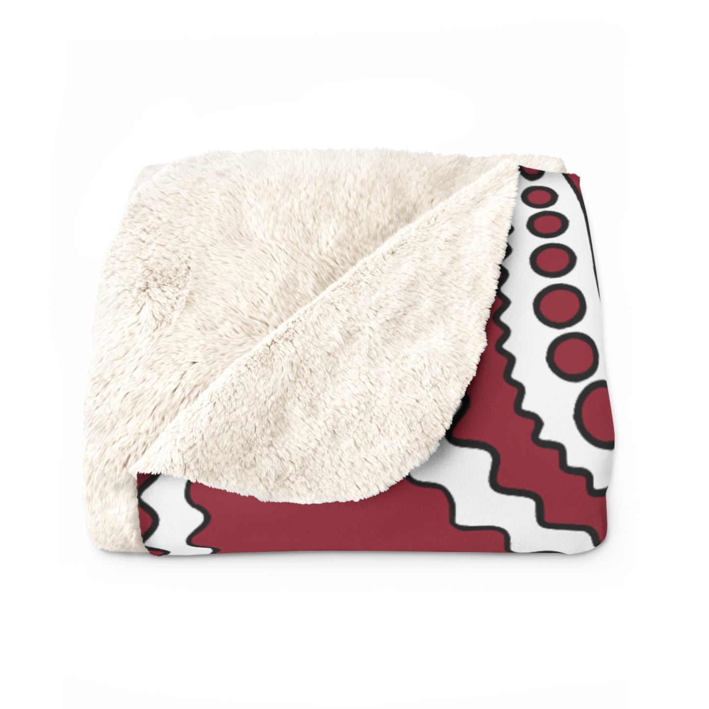 Latvia Retro Paisley Blanket Throw