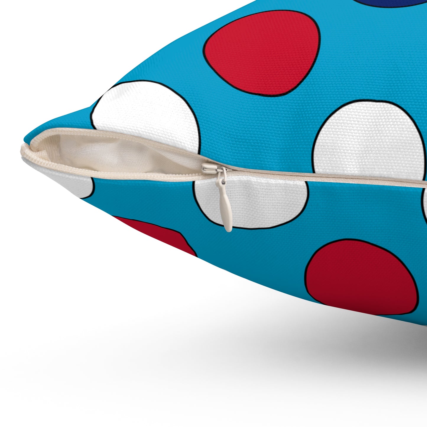 Tuvalu Retro Polka Dots Cushion Pillow
