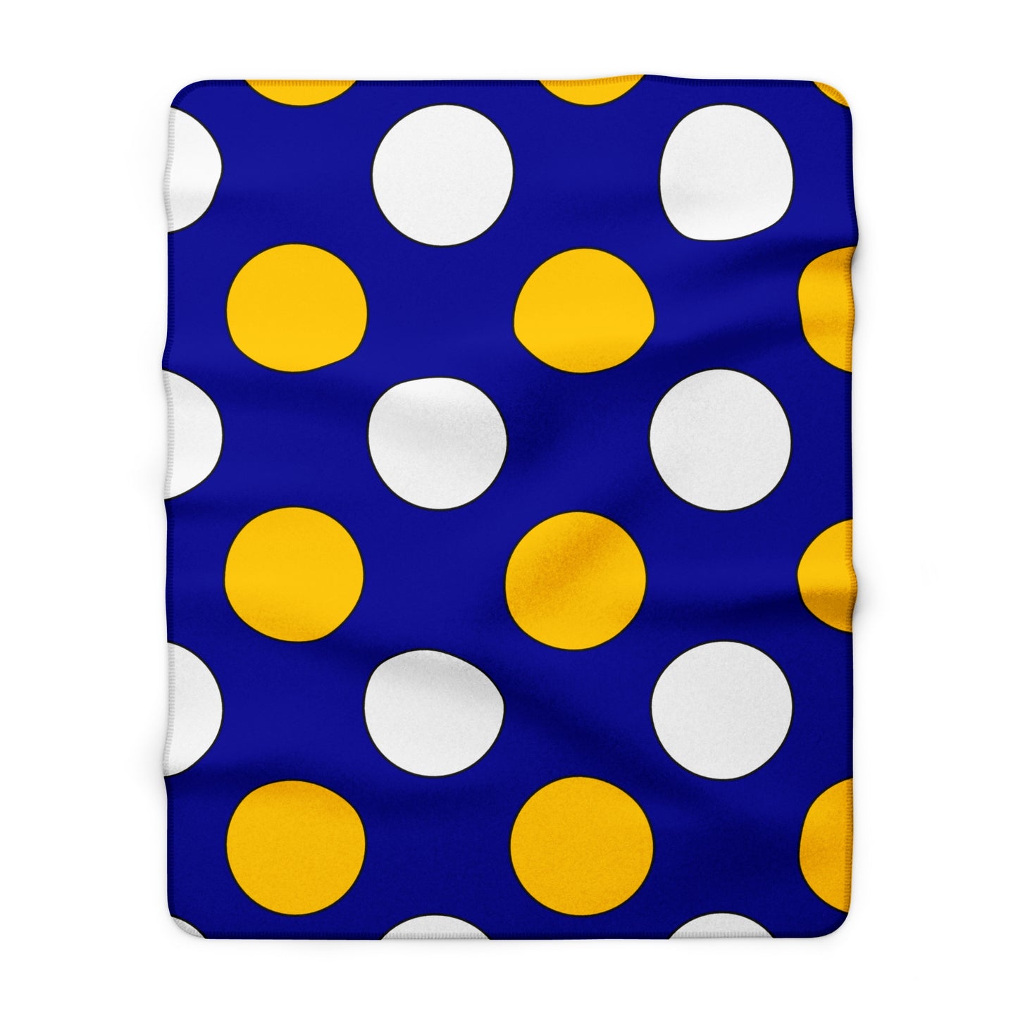 Bosnia And Herzegovina Retro Polka Dots Blanket Throw