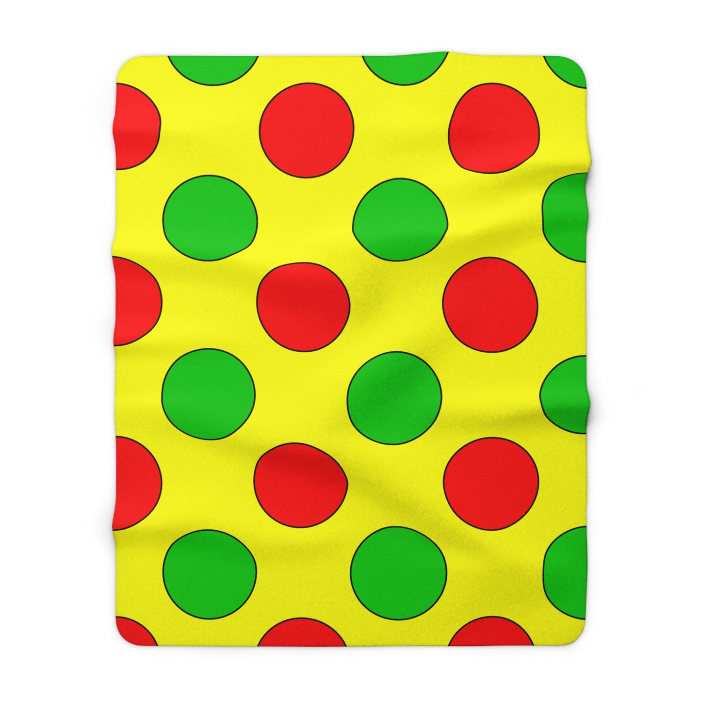 Congo Retro Polka Dots Blanket Throw