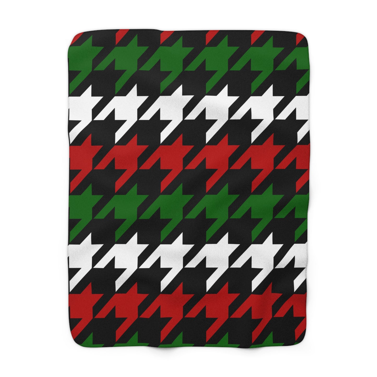 Kenya Retro Houndstooth Blanket Throw