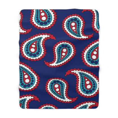 Montserrat Retro Paisley Blanket Throw