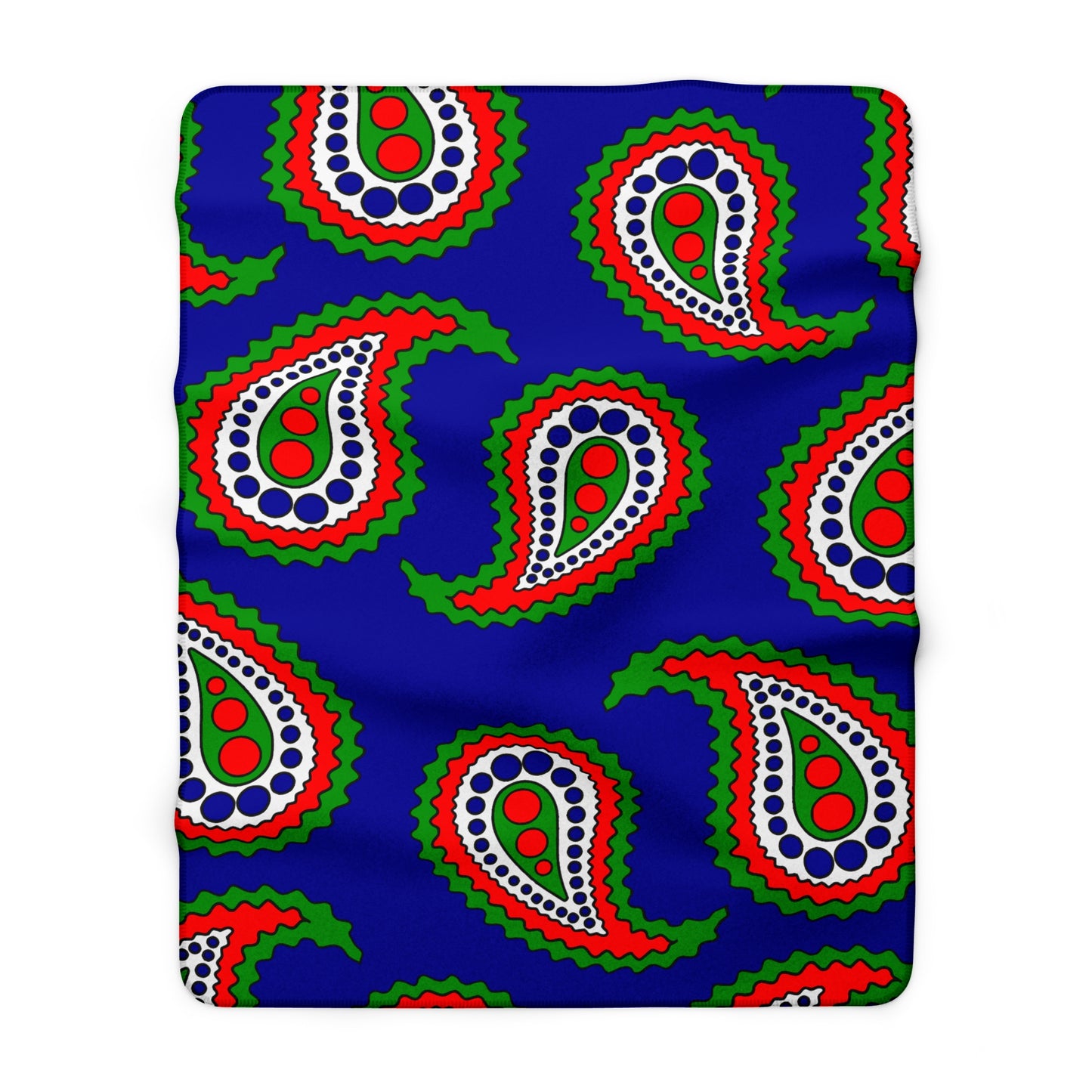 Gambia Retro Paisley Blanket Throw
