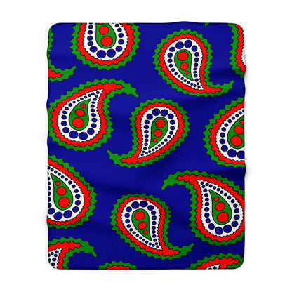 Gambia Retro Paisley Blanket Throw