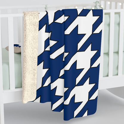 Finland Retro Houndstooth Blanket Throw