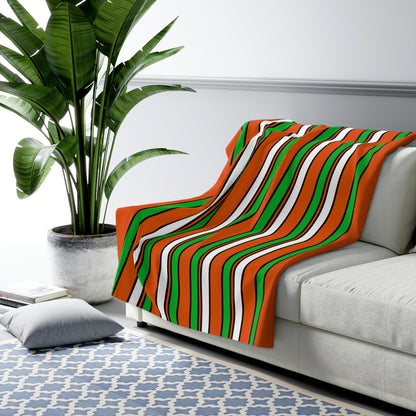 Niger Retro Stripes Blanket Throw