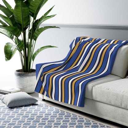 Marshall Islands Retro Stripes Blanket Throw