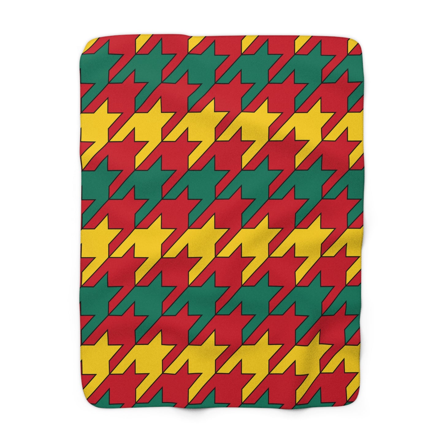 Grenada Retro Houndstooth Blanket Throw