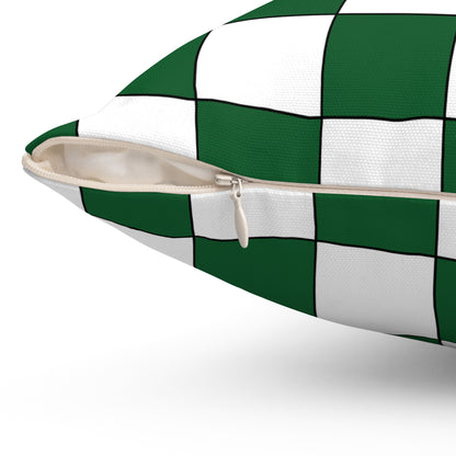 Saudi Arabia Retro Check Cushion Pillow