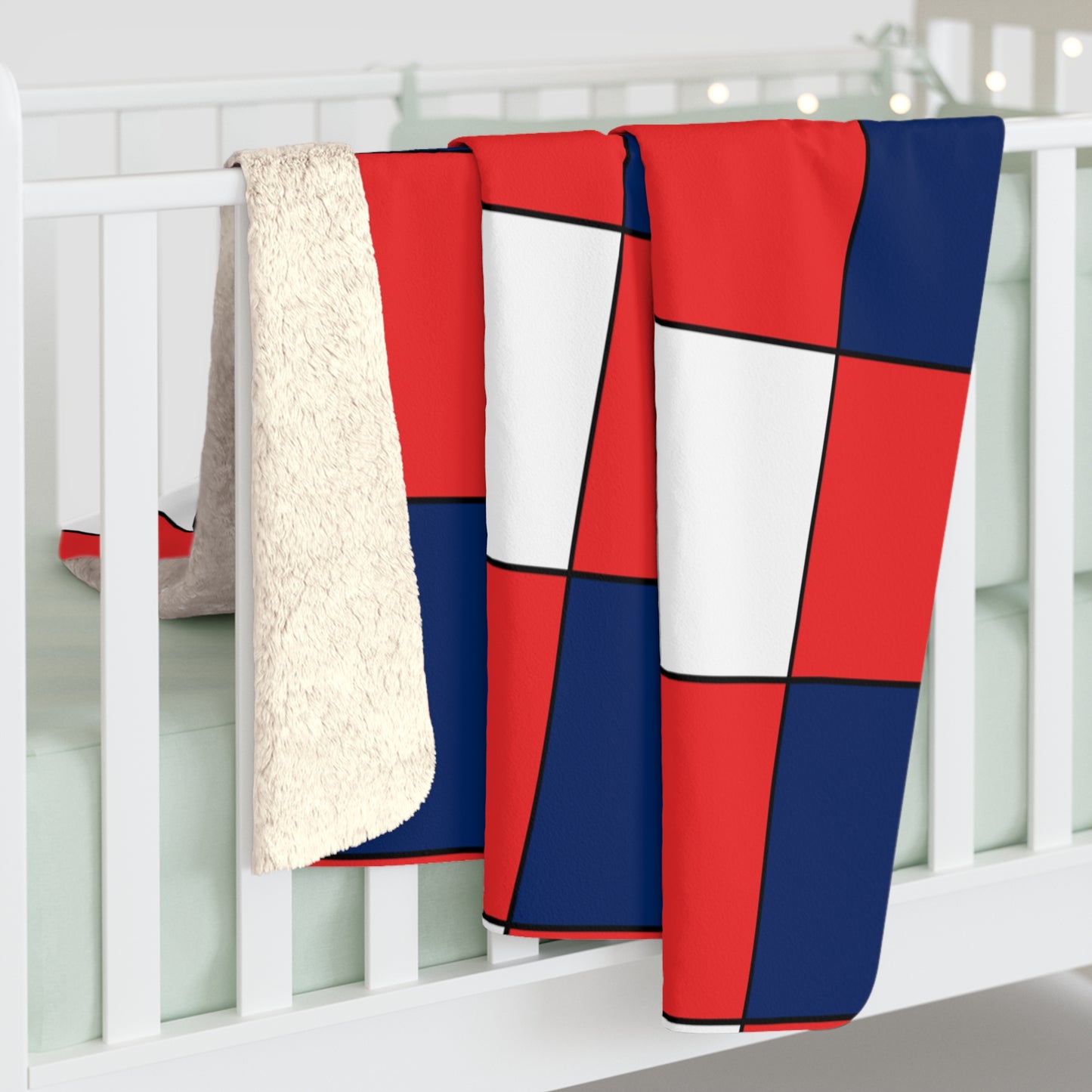Svalbard And Jan Mayen Retro Check Blanket Throw