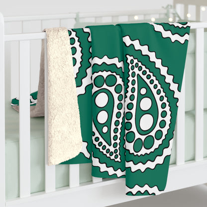 Macao Retro Paisley Blanket Throw