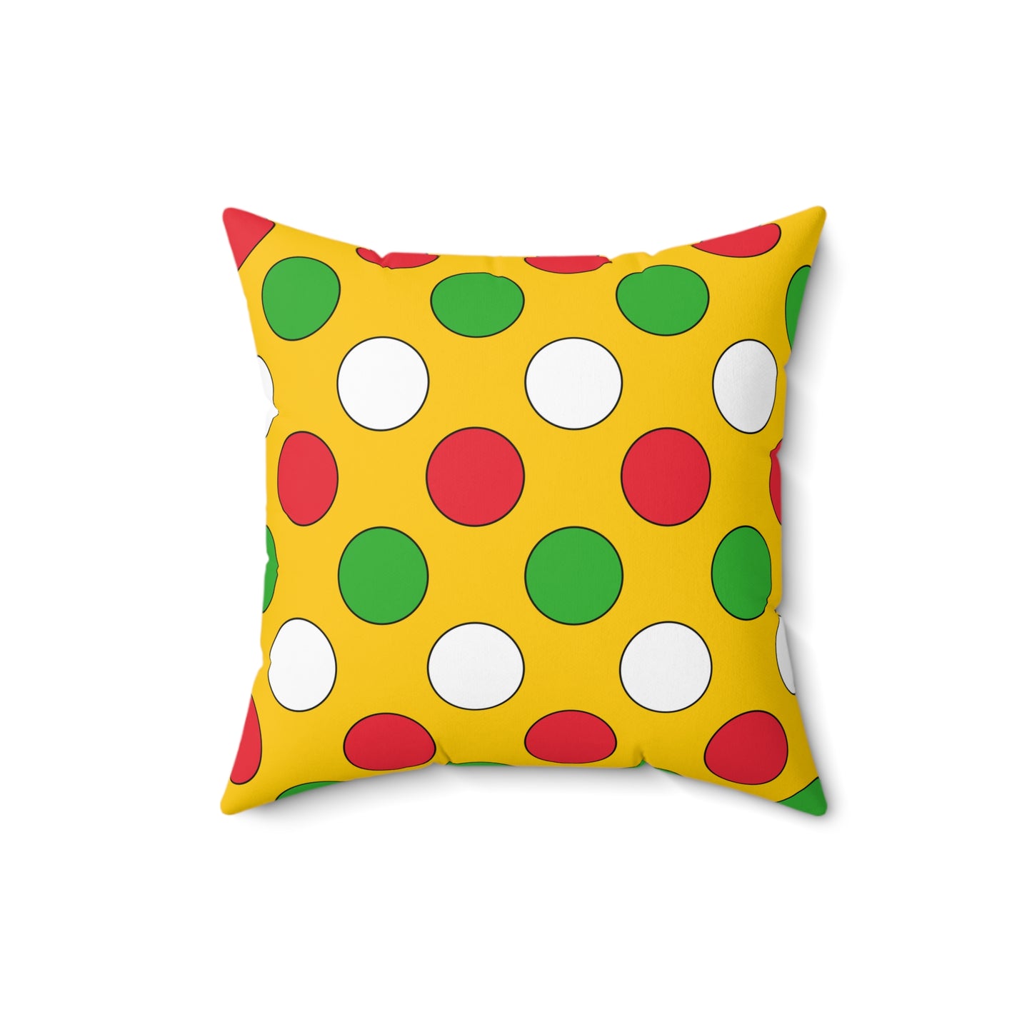 Myanmar Retro Polka Dots Cushion Pillow