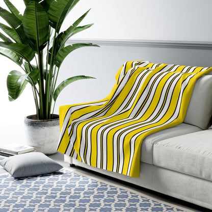 Vatican City Retro Stripes Blanket Throw