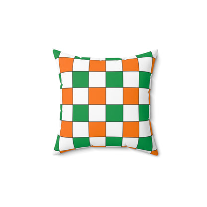 Ireland Retro Check Cushion Pillow