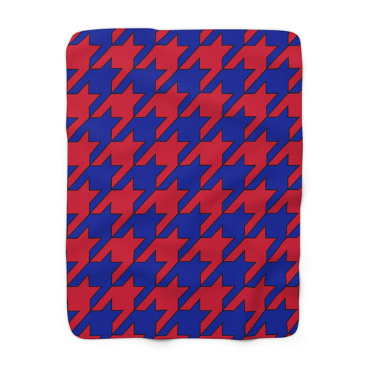 Haiti Retro Houndstooth Blanket Throw