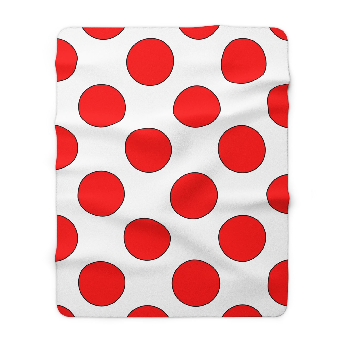 Georgia Retro Polka Dots Blanket Throw