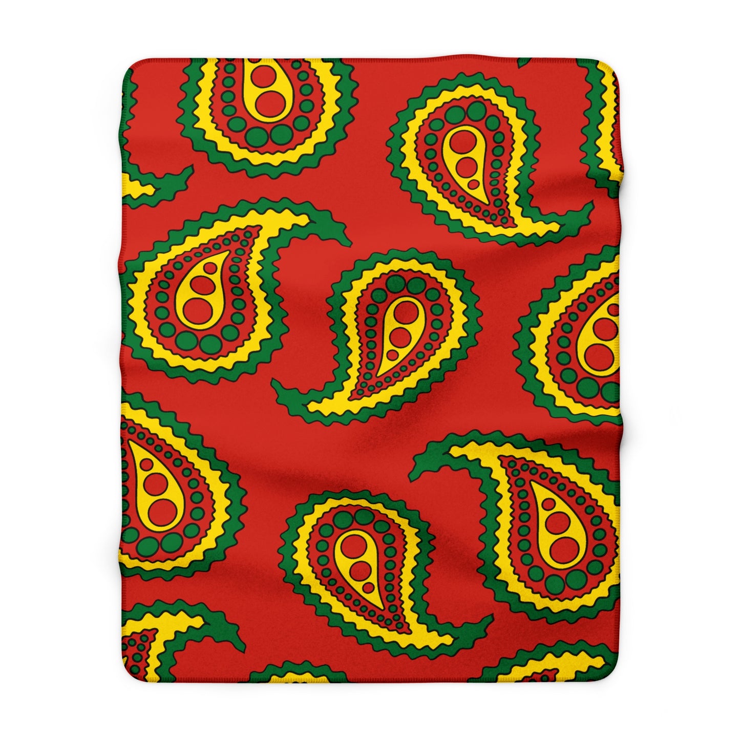 Bolivia Retro Paisley Blanket Throw