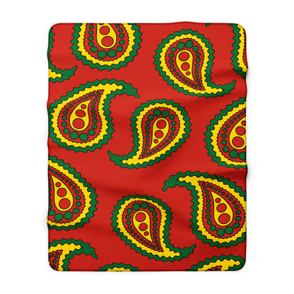 Bolivia Retro Paisley Blanket Throw
