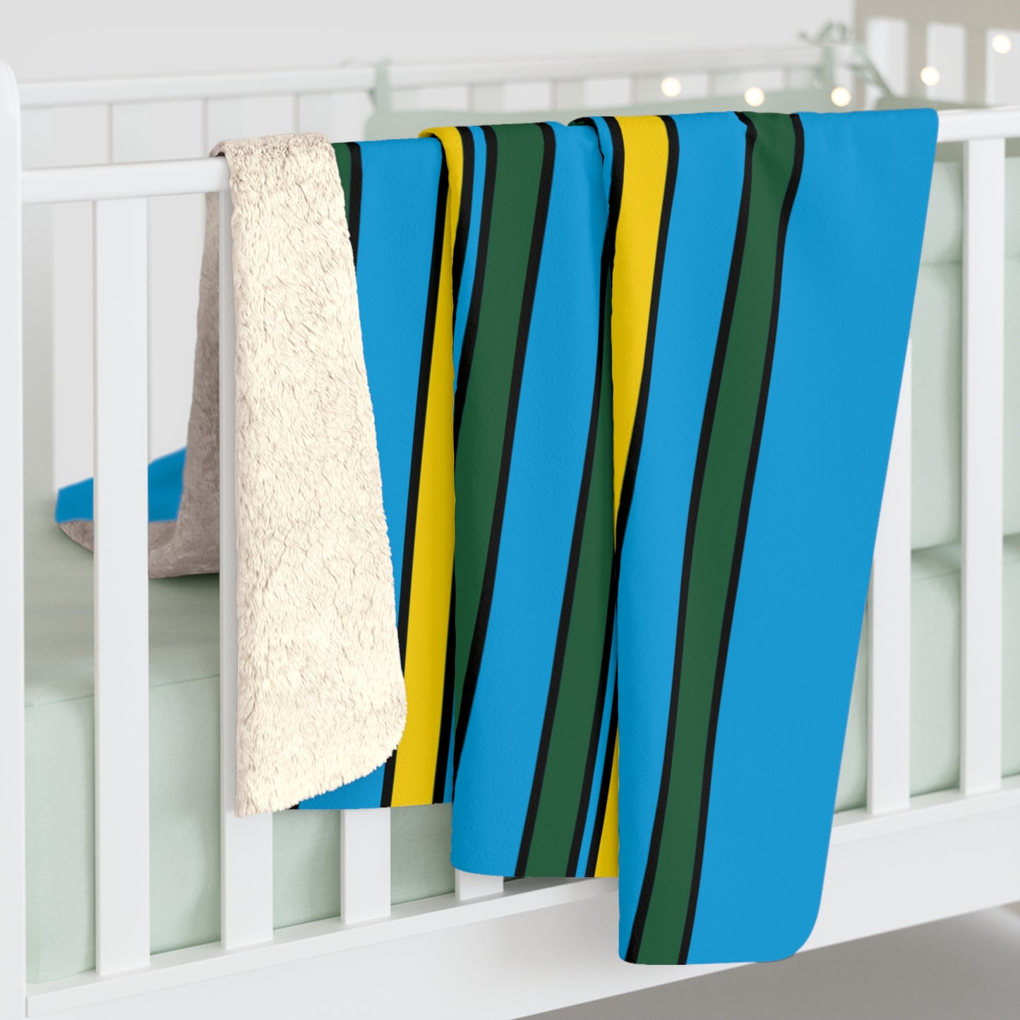 Rwanda Retro Stripes Blanket Throw