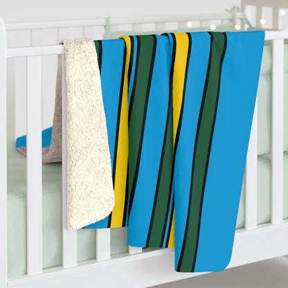 Rwanda Retro Stripes Blanket Throw