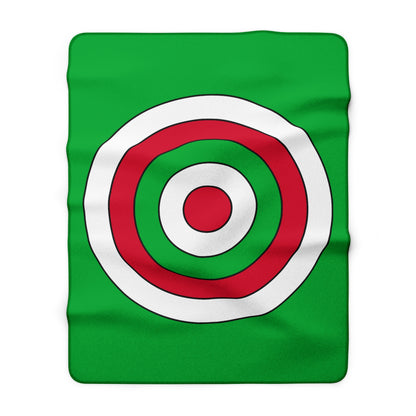 Wales Retro Target Blanket Throw