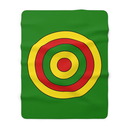 Togo Retro Target Blanket Throw