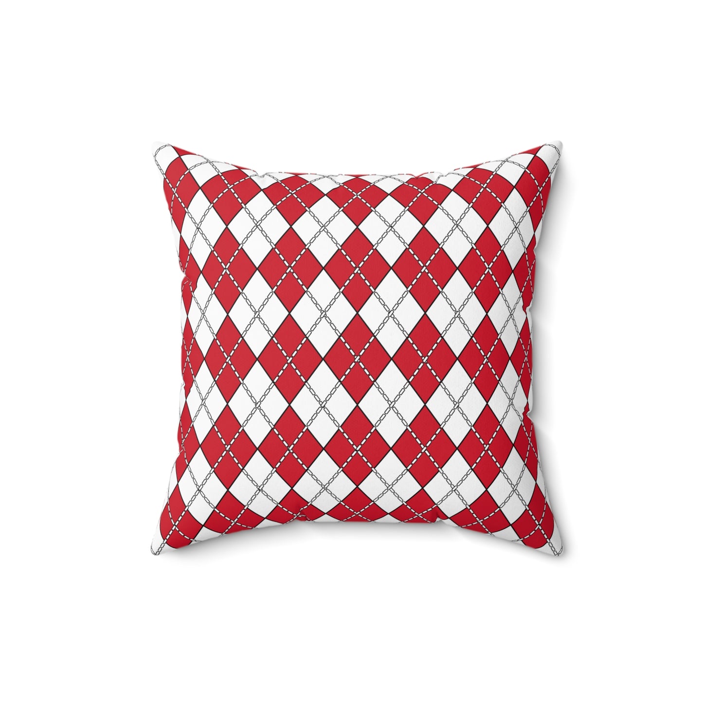 Jersey Retro Argyle Cushion Pillow