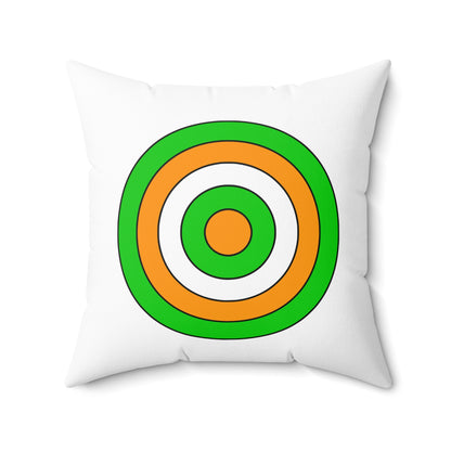 Cote Divoire Retro Target Cushion Pillow
