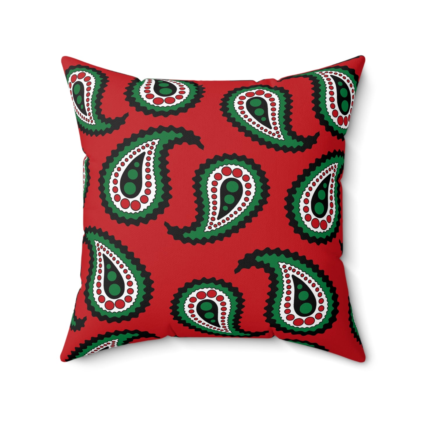 Western Sahara Retro Paisley Cushion Pillow