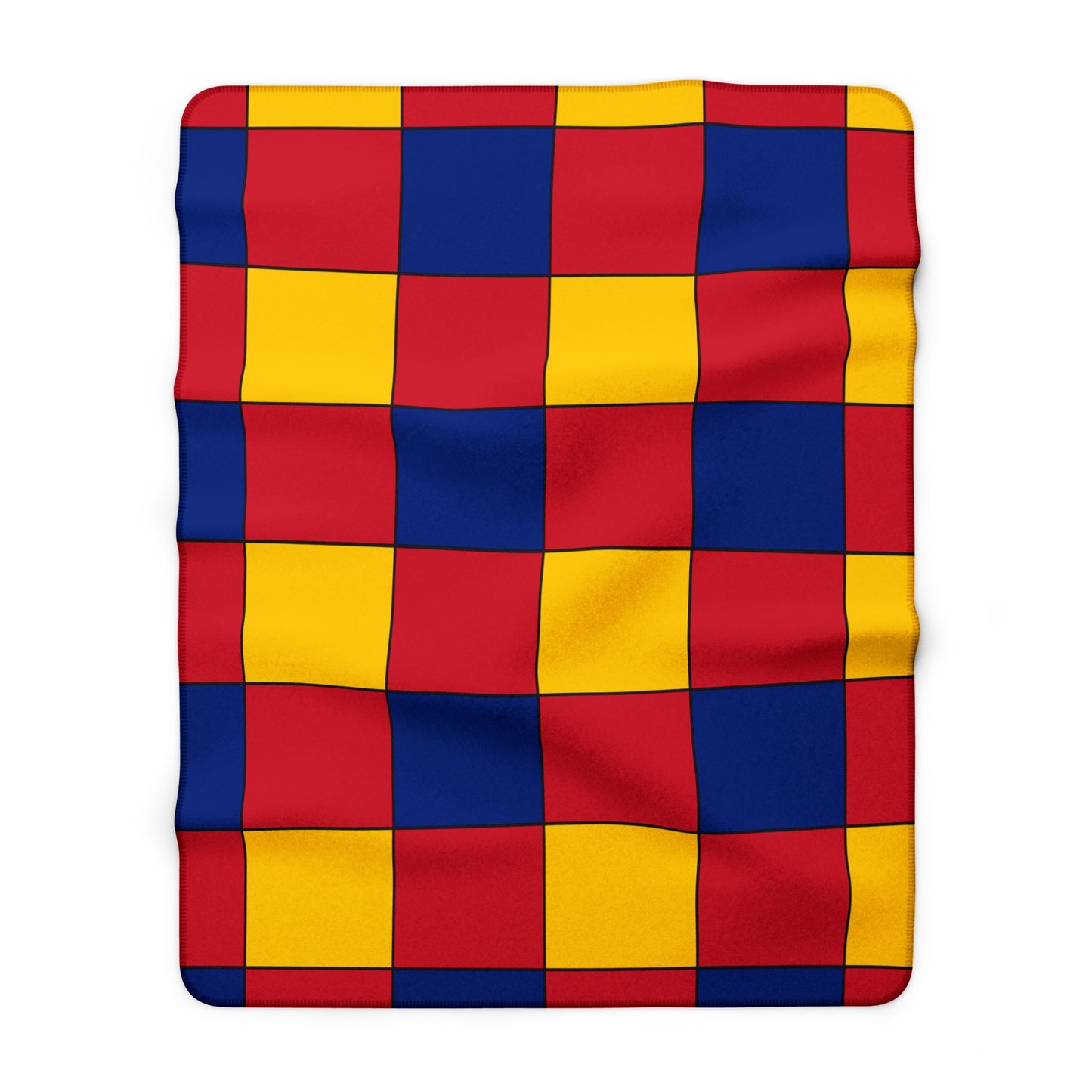 Venezuela Retro Check Blanket Throw