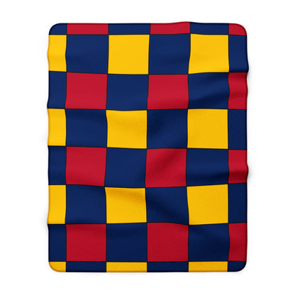 Chad Retro Check Blanket Throw
