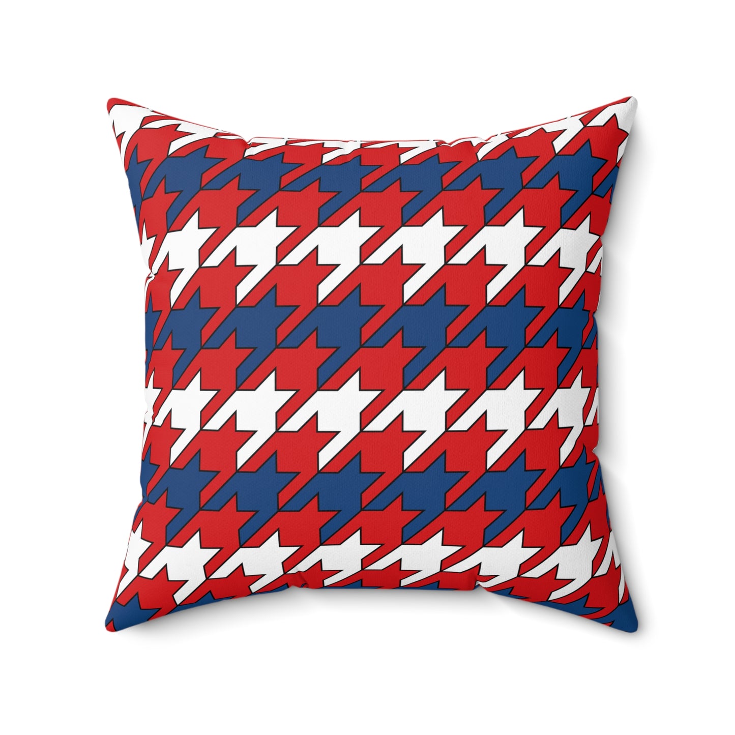 Czechia Retro Houndstooth Cushion Pillow