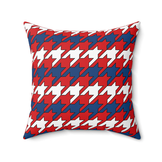 Czechia Retro Houndstooth Cushion Pillow