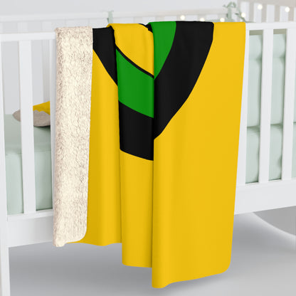 Jamaica Retro Target Blanket Throw