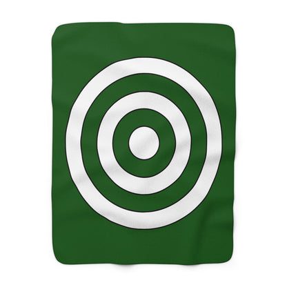 Pakistan Retro Target Blanket Throw
