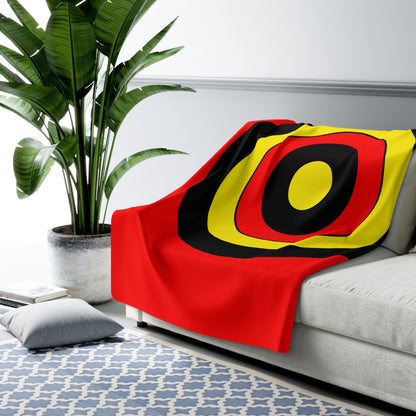 Angola Retro Target Blanket Throw