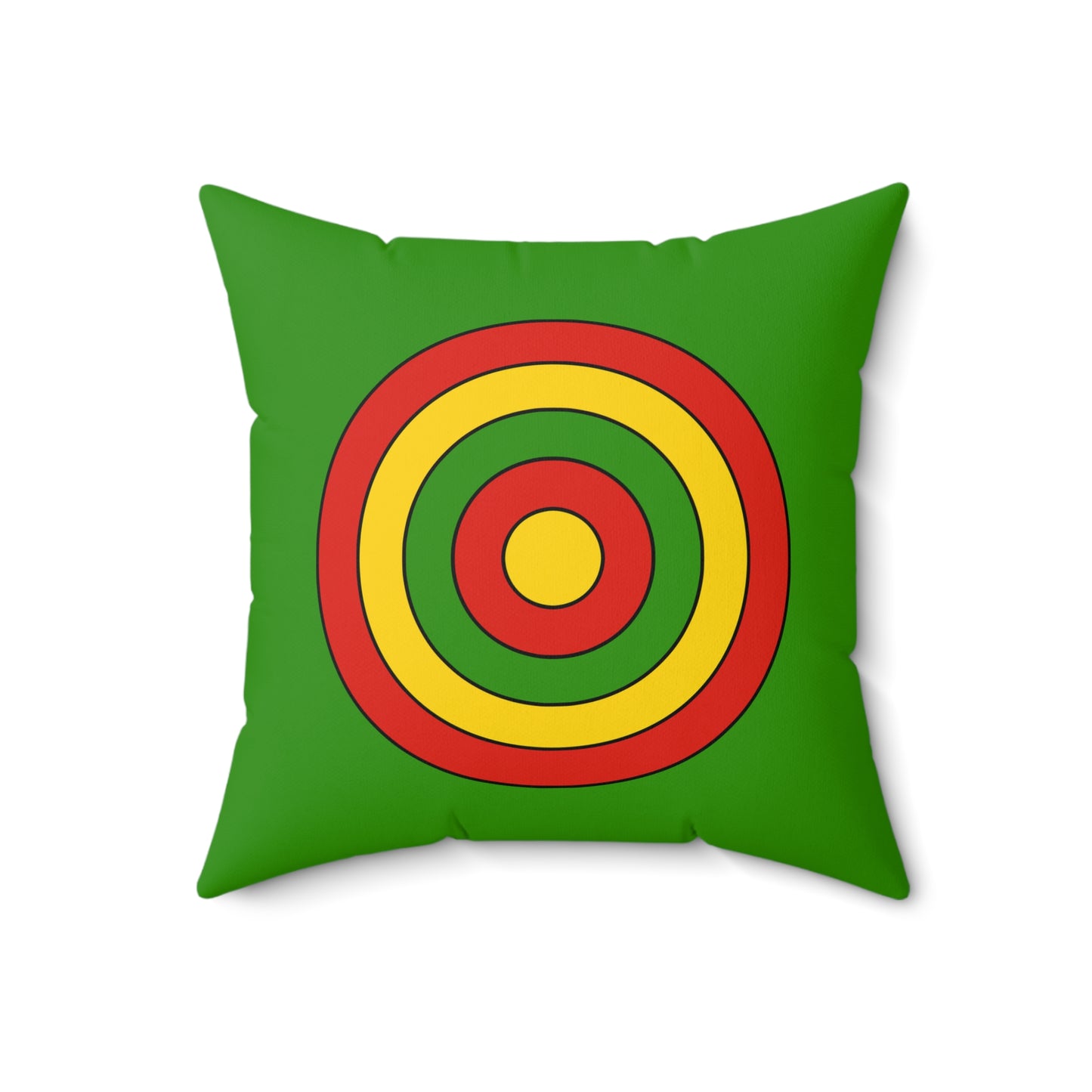 Benin Retro Target Cushion Pillow