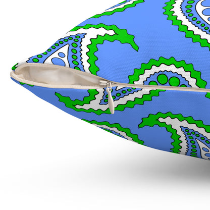 Djibouti Retro Paisley Cushion Pillow