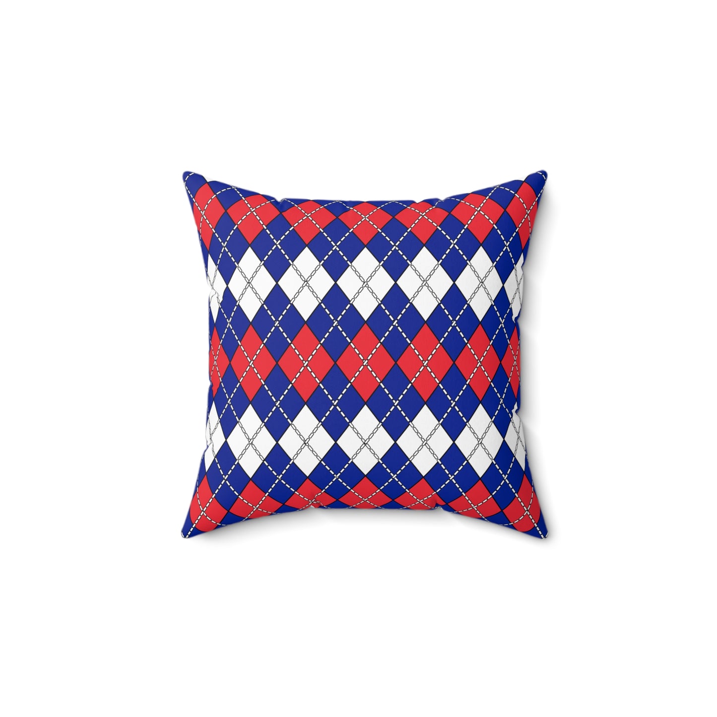 Sint Maarten Retro Argyle Cushion Pillow
