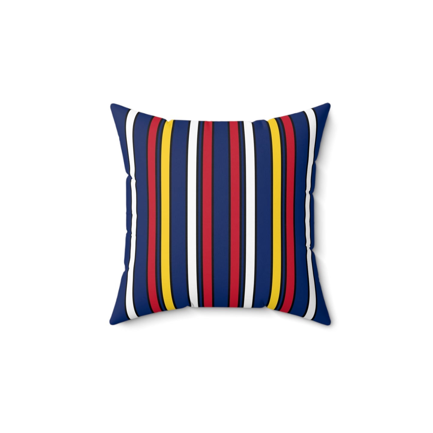 Turks And Caicos Islands Retro Stripes Cushion Pillow