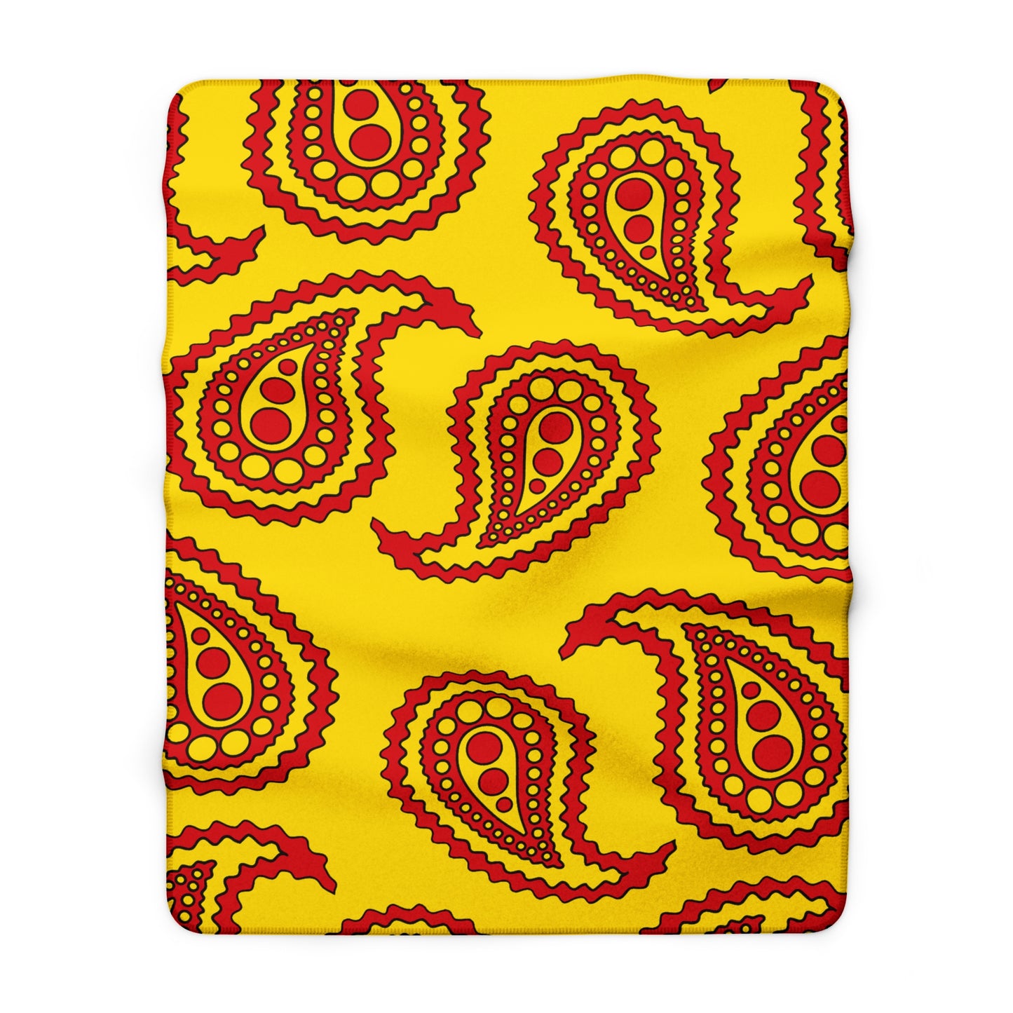 Catalonia Retro Paisley Blanket Throw