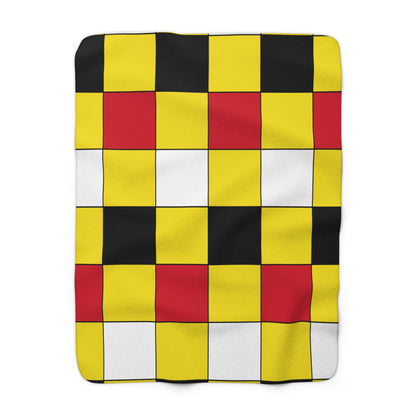 Brunei Darussalam Retro Check Blanket Throw