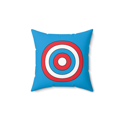 Luxembourg Retro Target Cushion Pillow