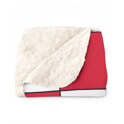 Poland Retro Check Blanket Throw
