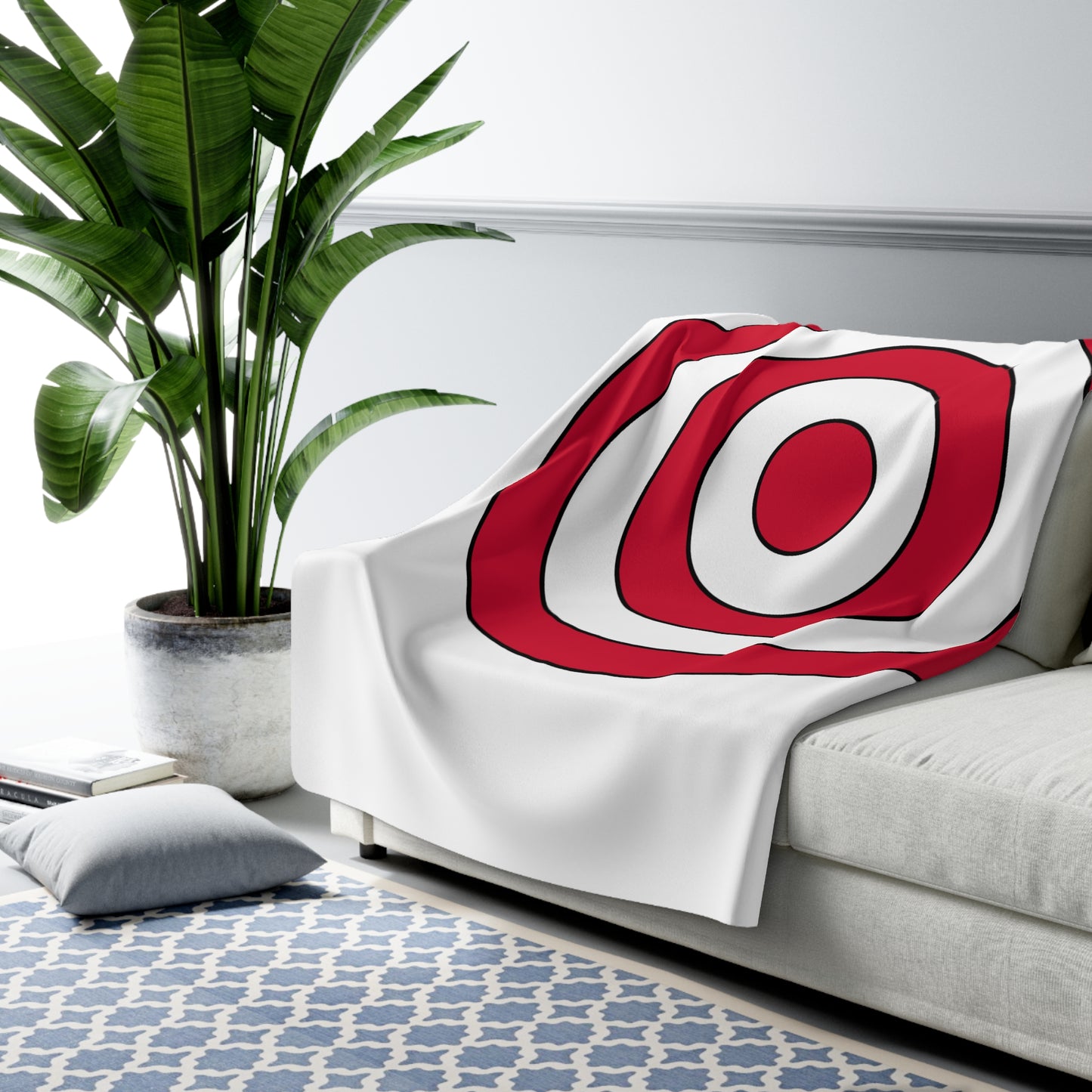 Greenland Retro Target Blanket Throw