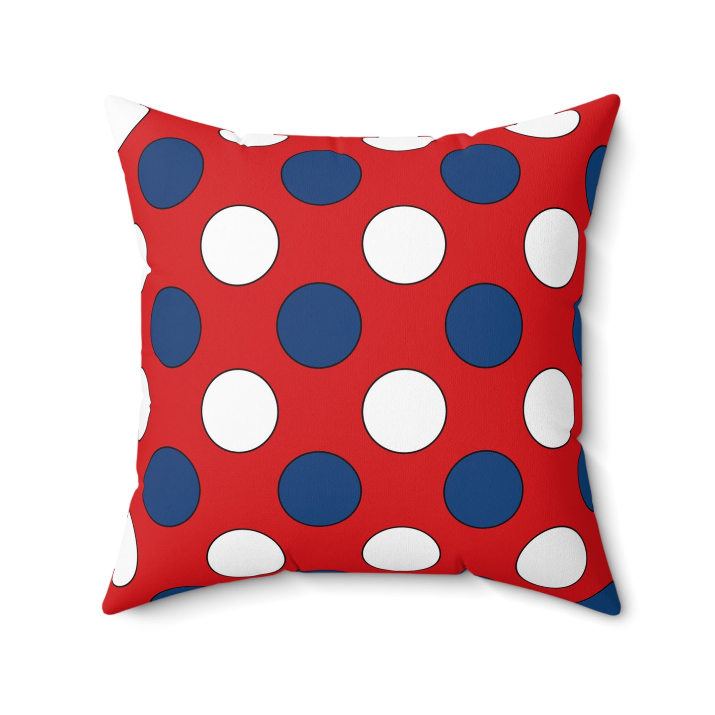 Czechia Retro Polka Dots Cushion Pillow
