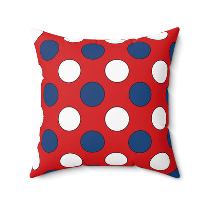 Czechia Retro Polka Dots Cushion Pillow
