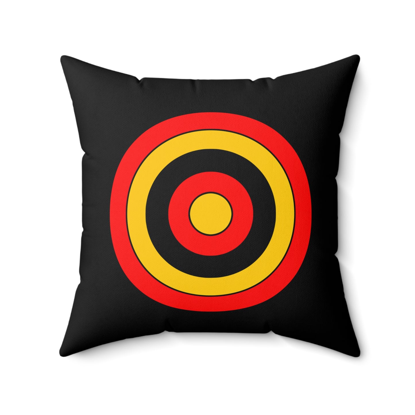 Papua New Guinea Retro Target Cushion Pillow