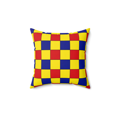 Colombia Retro Check Cushion Pillow