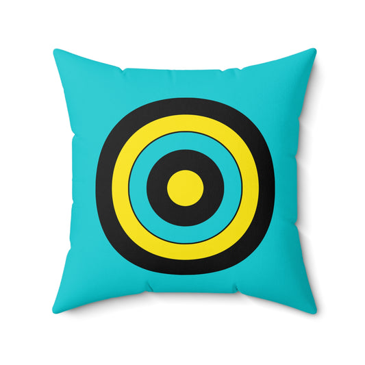 Bahamas Retro Target Cushion Pillow
